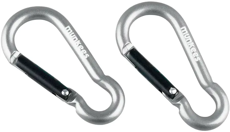 Карабін Munkees Pear 5x50 mm 2-Pack Grey