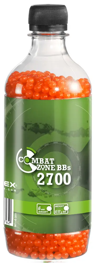 Страйкбольные шарики Umarex Combat Zone BB 6 мм 0,12 г. Orange