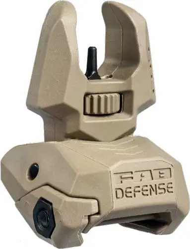 Мушка складная FAB Defense FBS Picatinny Coyote tan