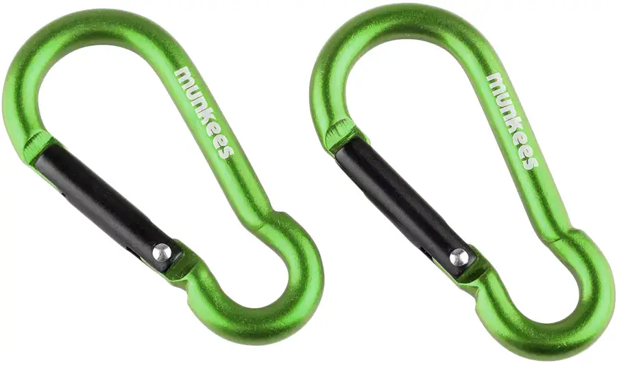 Карабін Munkees Pear 5x50 mm 2-Pack Grass green