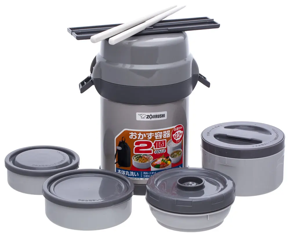 Набор для ланча ZOJIRUSHI SL-JAF14SA 1.23 л Gray