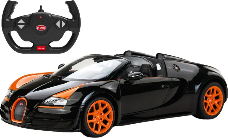 Машинка Rastar Bugatti Grand Sport Vitesse на радіокеруванні. 1:14. Колір: чорний