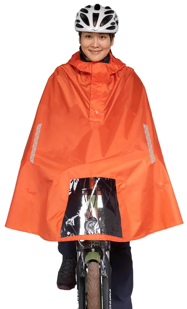 Пончо Tatonka Bike Poncho M Red Orange