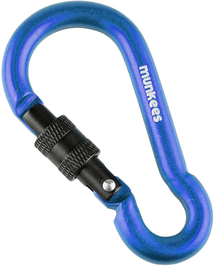 Карабін Munkees Pear with Screw Lock 8x80 mm Dark Blue