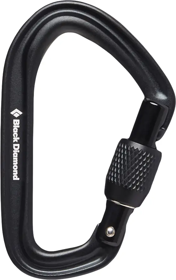 Карабин Black Diamond HotForge Screwgate Carabiner Black