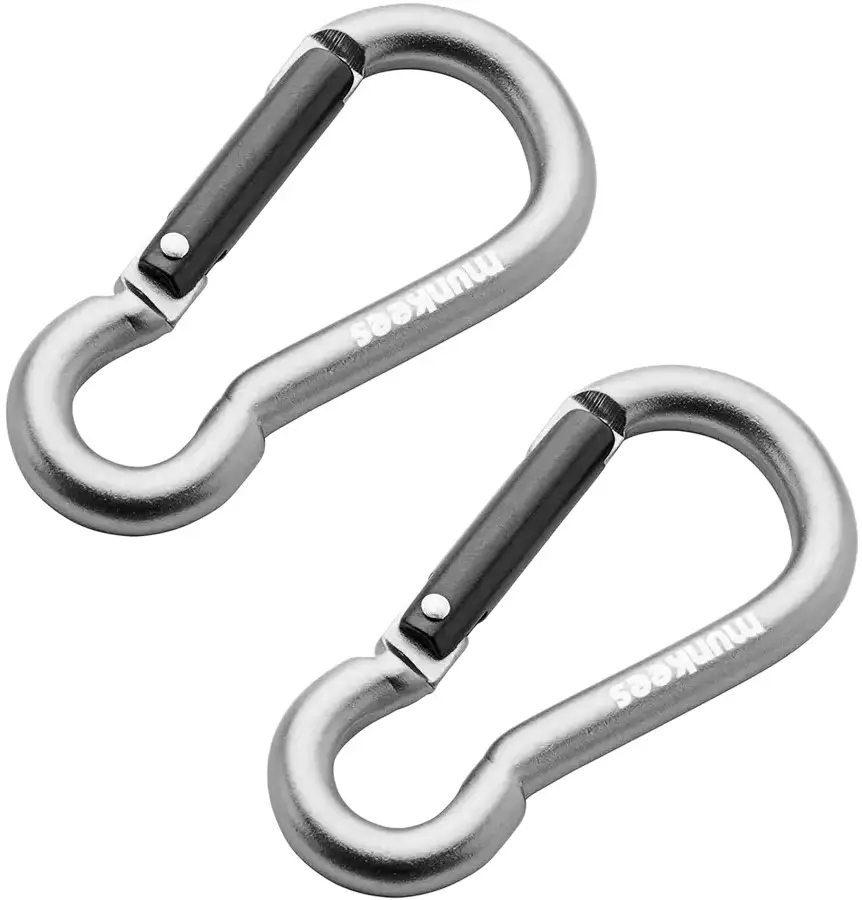 Карабін Munkees Pear 6x60 mm 2-Pack Grey